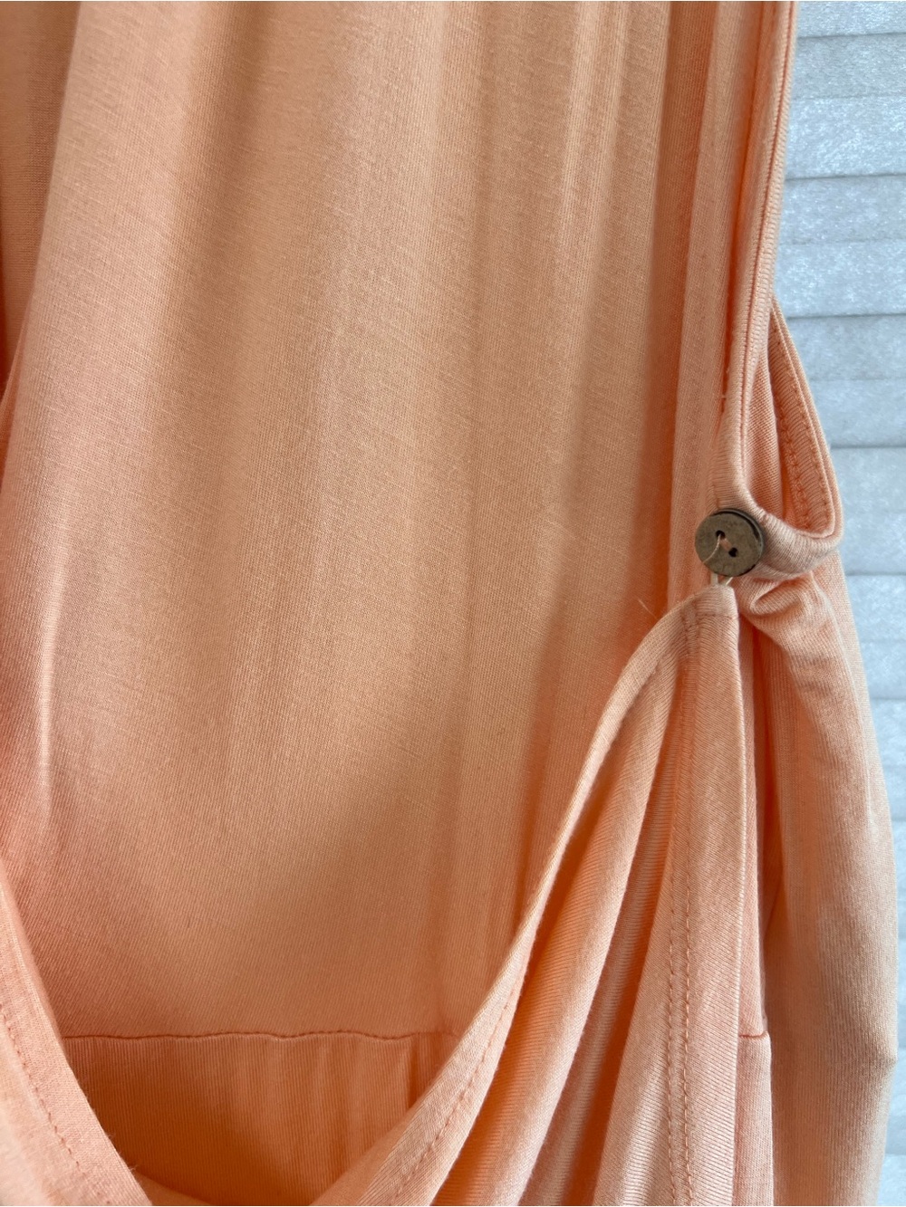 Free People Beach Draped Romper Peach - Picture 5 of 5